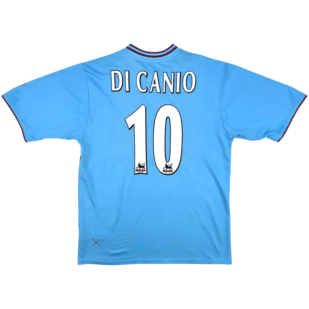 2001/03 West Ham United Away Football Shirt (XL) Fila 10 Di Canio - Football Finery - FF301412