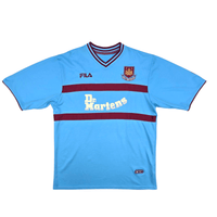 2001/03 West Ham United Away Football Shirt (XL) Fila 10 Di Canio - Football Finery - FF301412