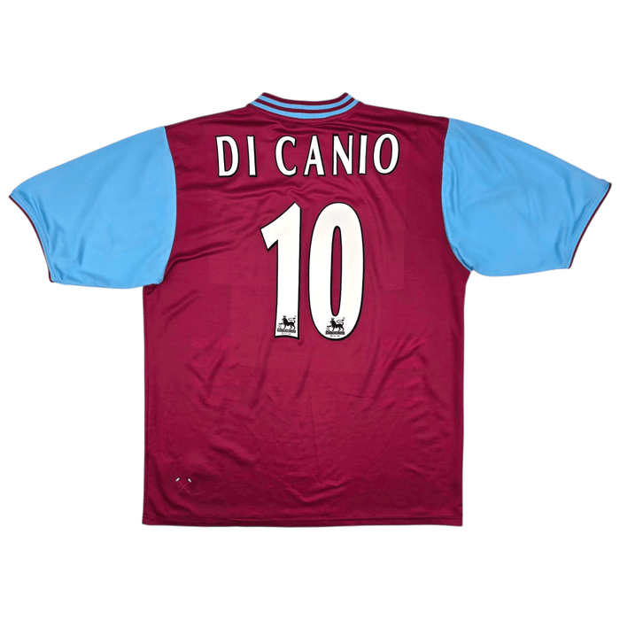 2001/03 West Ham United Home Football Shirt (2XL) Fila 10 Di Canio - Football Finery - FF300779