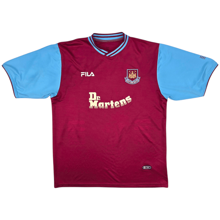 2001/03 West Ham United Home Football Shirt (2XL) Fila 10 Di Canio - Football Finery - FF300779