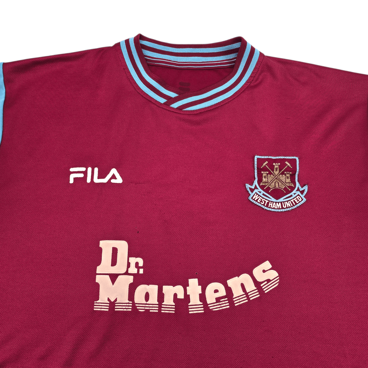 2001/03 West Ham United Home Football Shirt (XL) FILA - Football Finery - FF300446