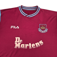 2001/03 West Ham United Home Football Shirt (XL) FILA - Football Finery - FF300446