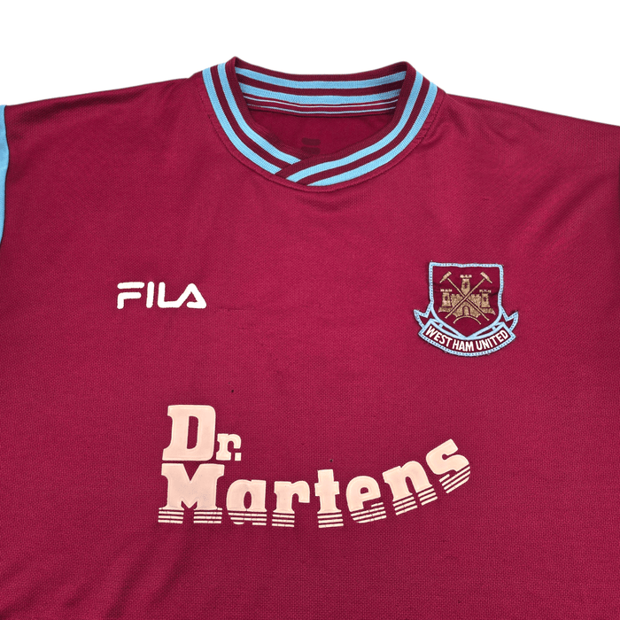 2001/03 West Ham United Home Football Shirt (XL) FILA - Football Finery - FF300446
