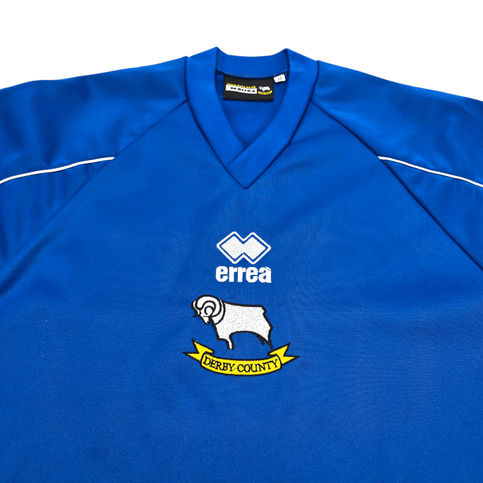 2001/05 Derby County Training Top (M) Errea - Football Finery - FF301290