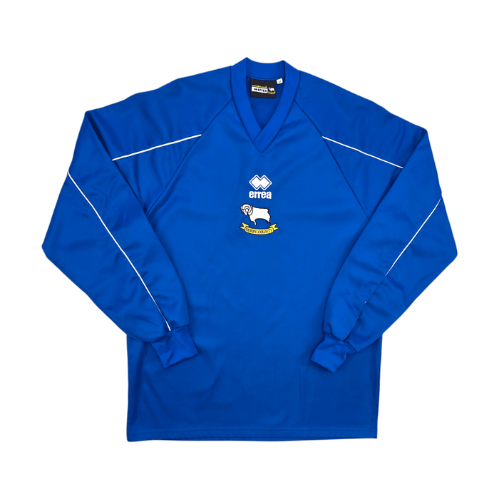 2001/05 Derby County Training Top (M) Errea - Football Finery - FF301290