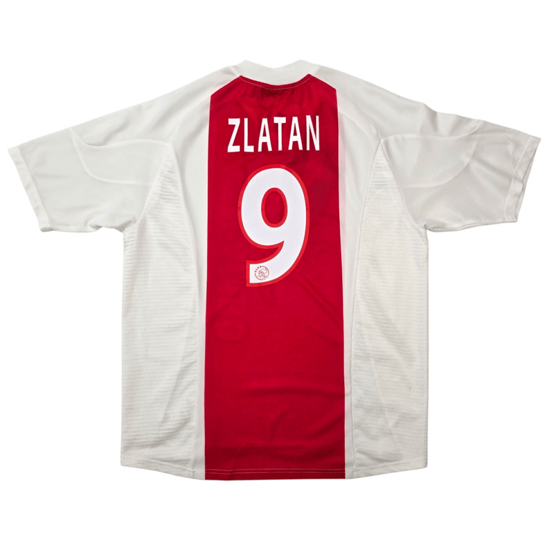2002/03 Ajax Home Football Shirt (L) Adidas 9 Zlatan - Football Finery - FF304611