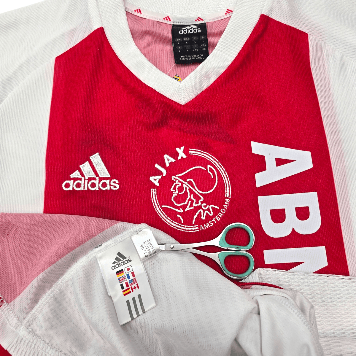 2002/03 Ajax Home Football Shirt (L) Adidas 9 Zlatan - Football Finery - FF304611