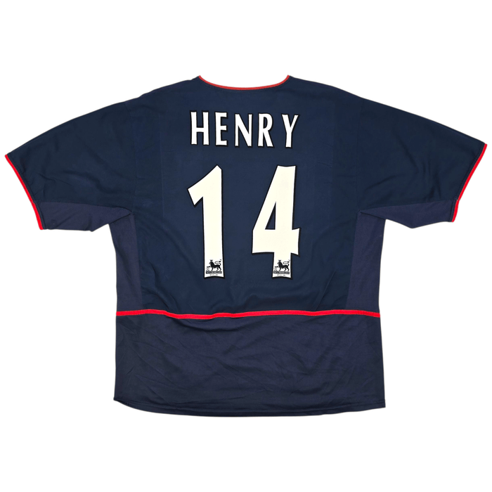 2002/03 Arsenal Away Football Shirt (XL) Nike 14 Henry - Football Finery - FF301577