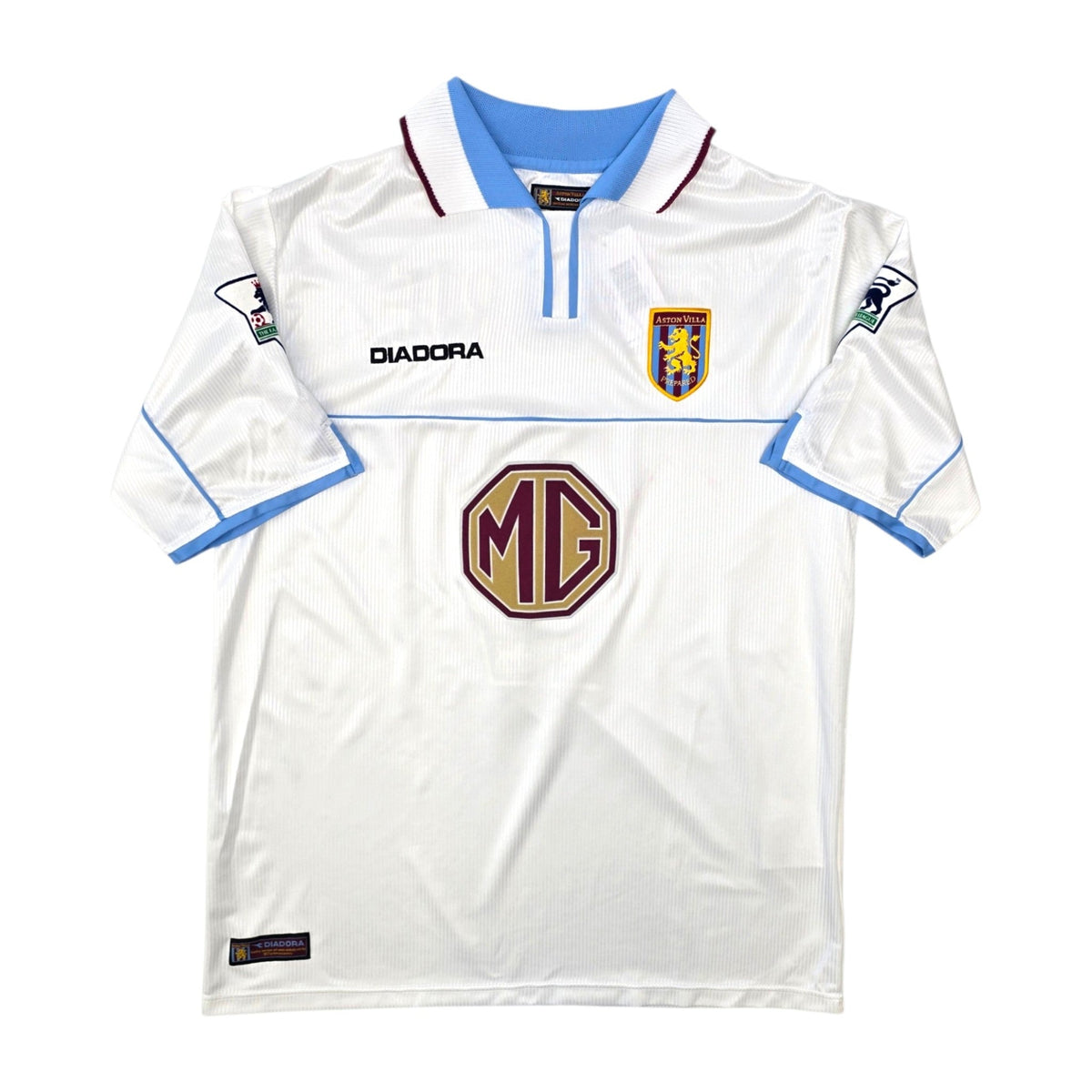 2002/03 Aston Villa Away Football Shirt (M) Diadora 17 Hendrie - Football Finery - FF307045