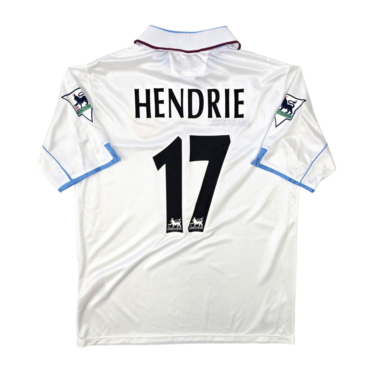 2002/03 Aston Villa Away Football Shirt (M) Diadora 17 Hendrie - Football Finery - FF307045
