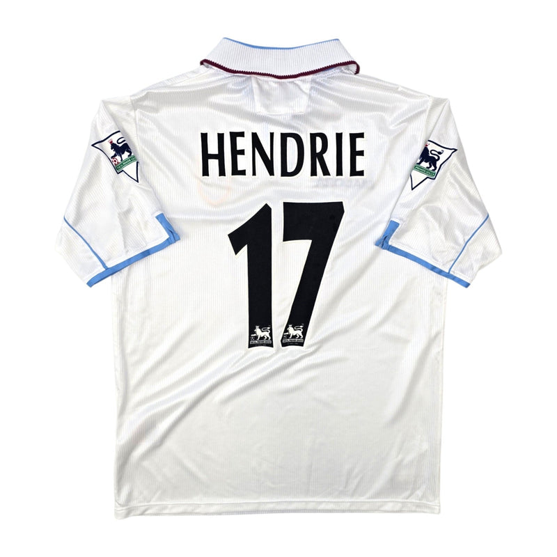 2002/03 Aston Villa Away Football Shirt (M) Diadora 17 Hendrie - Football Finery - FF307045