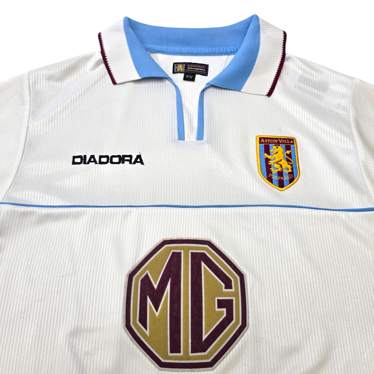 2002/03 Aston Villa Away Football Shirt (S) Diadora - Football Finery - FF306296