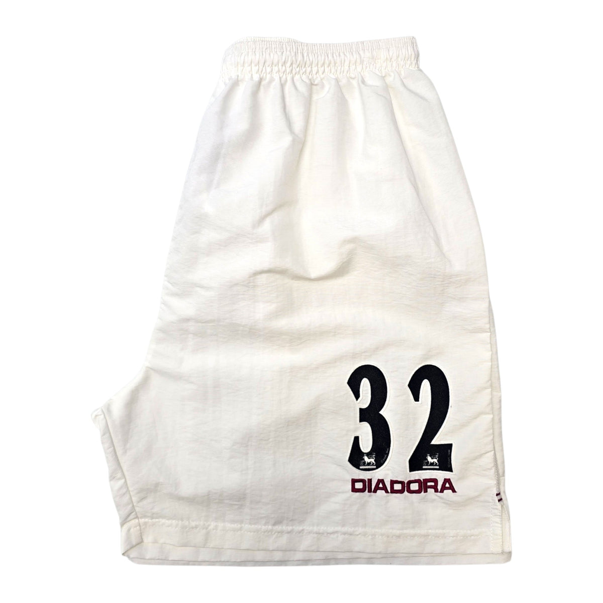2002/03 Aston Villa Football Shorts (L) Diadora | Away (32 Luke Moore) - Football Finery - SS10034