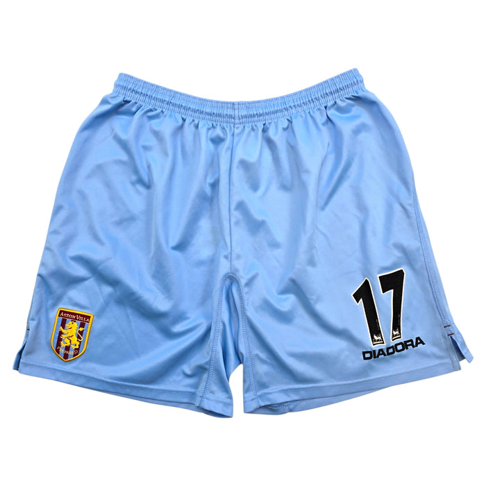 2002/03 Aston Villa Football Shorts (L) Diadora | Home (17) - Football Finery - SS10033