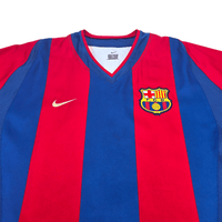 2002/03 Barcelona Home Football Shirt (L) Nike 10 Ronaldinho - Football Finery - FF302693