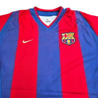 2002/03 Barcelona Home Football Shirt (L) Nike #8 Cocu - Football Finery - FF203699