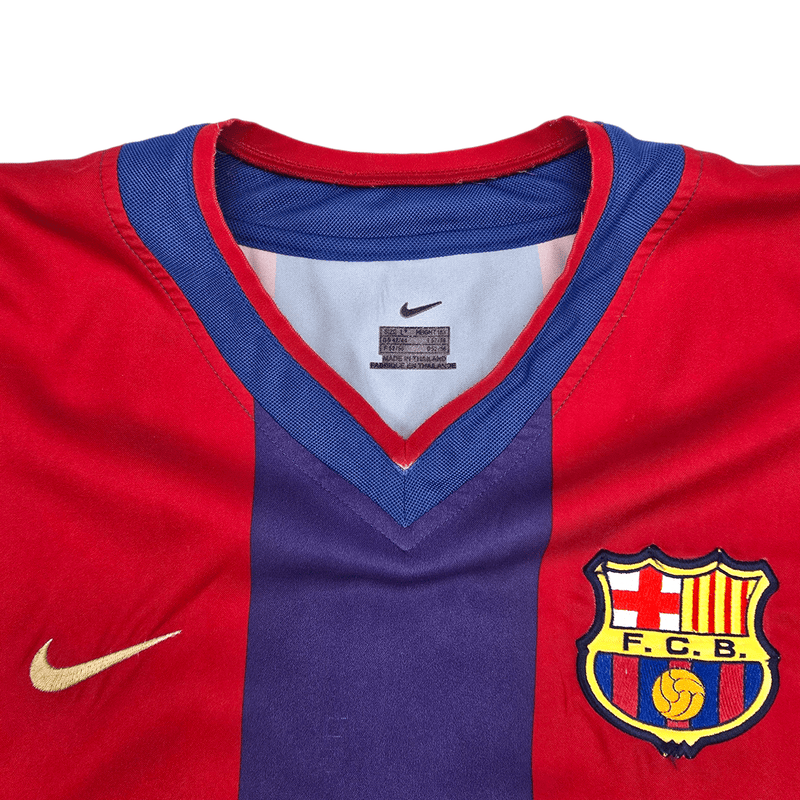 2002/03 Barcelona Home Football Shirt (L) Nike 9 Kluivert - Football Finery - FF302089