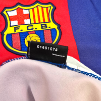 2002/03 Barcelona Home Football Shirt (L) Nike 9 Kluivert - Football Finery - FF303646