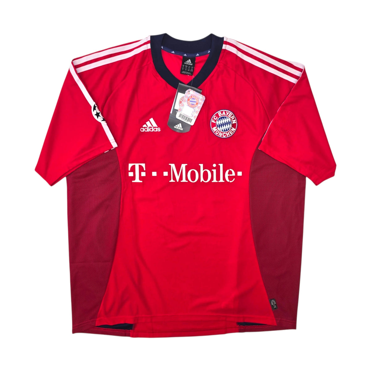 2002/03 Bayern Munich European Football Shirt (XL) Adidas 11 Ze Roberto (BNWTs) - Football Finery - FF304913