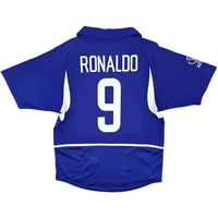 2002/03 Brazil Away Football Shirt (M) Nike 9 Ronaldo - Football Finery - FF301153
