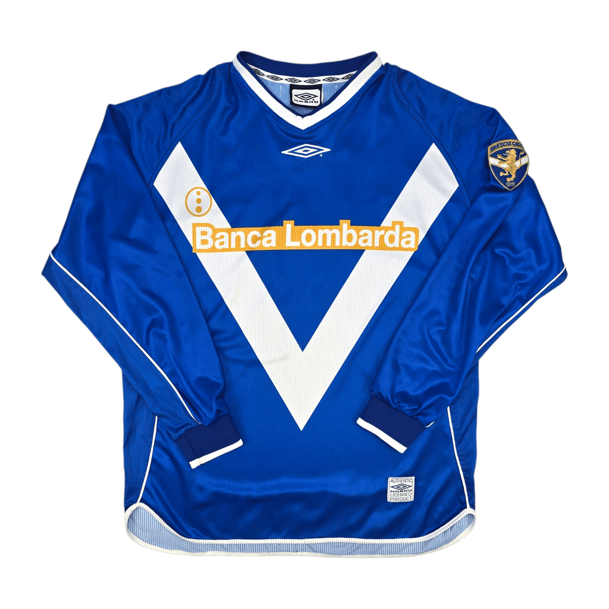 2002/03 Brescia Home Football Shirt (L) Umbro 10 Baggio - Football Finery - FF301239