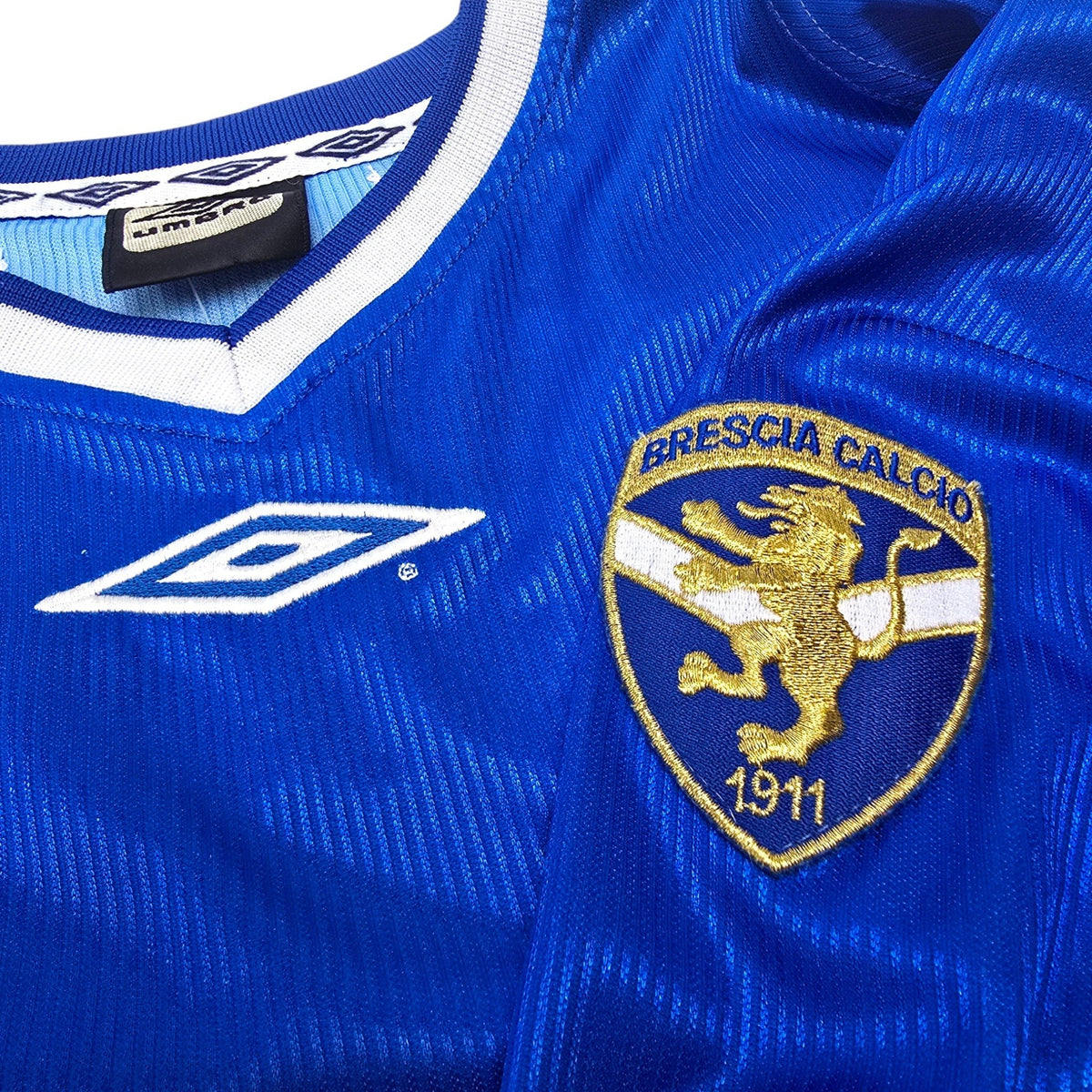 2002/03 Brescia Home Football Shirt (XL) Umbro 10 Baggio - Football Finery - FF307132