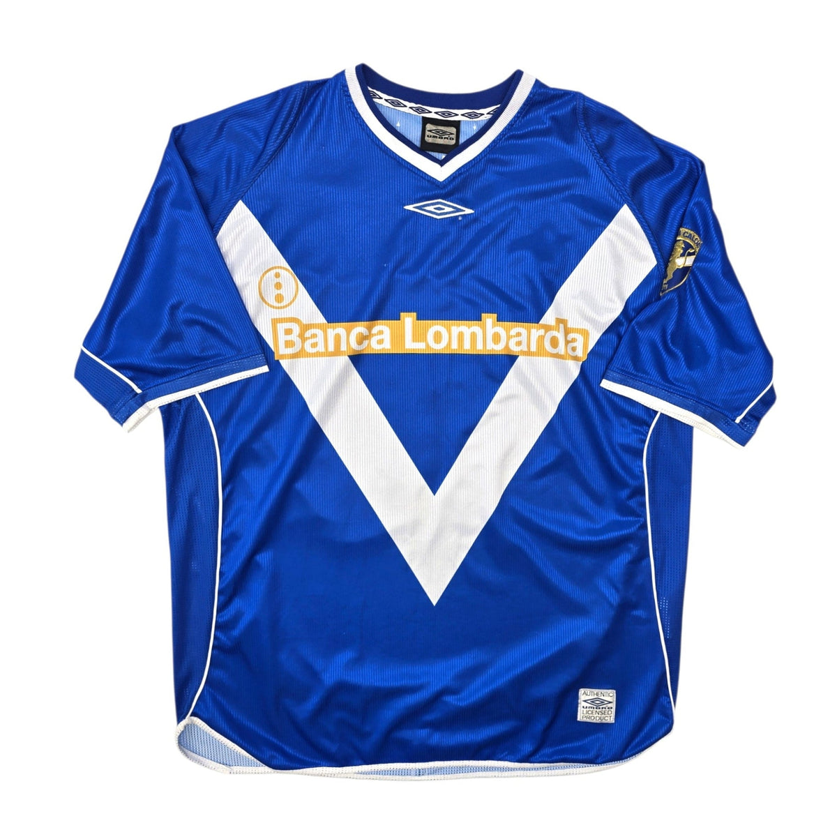 2002/03 Brescia Home Football Shirt (XL) Umbro 10 Baggio - Football Finery - FF307132