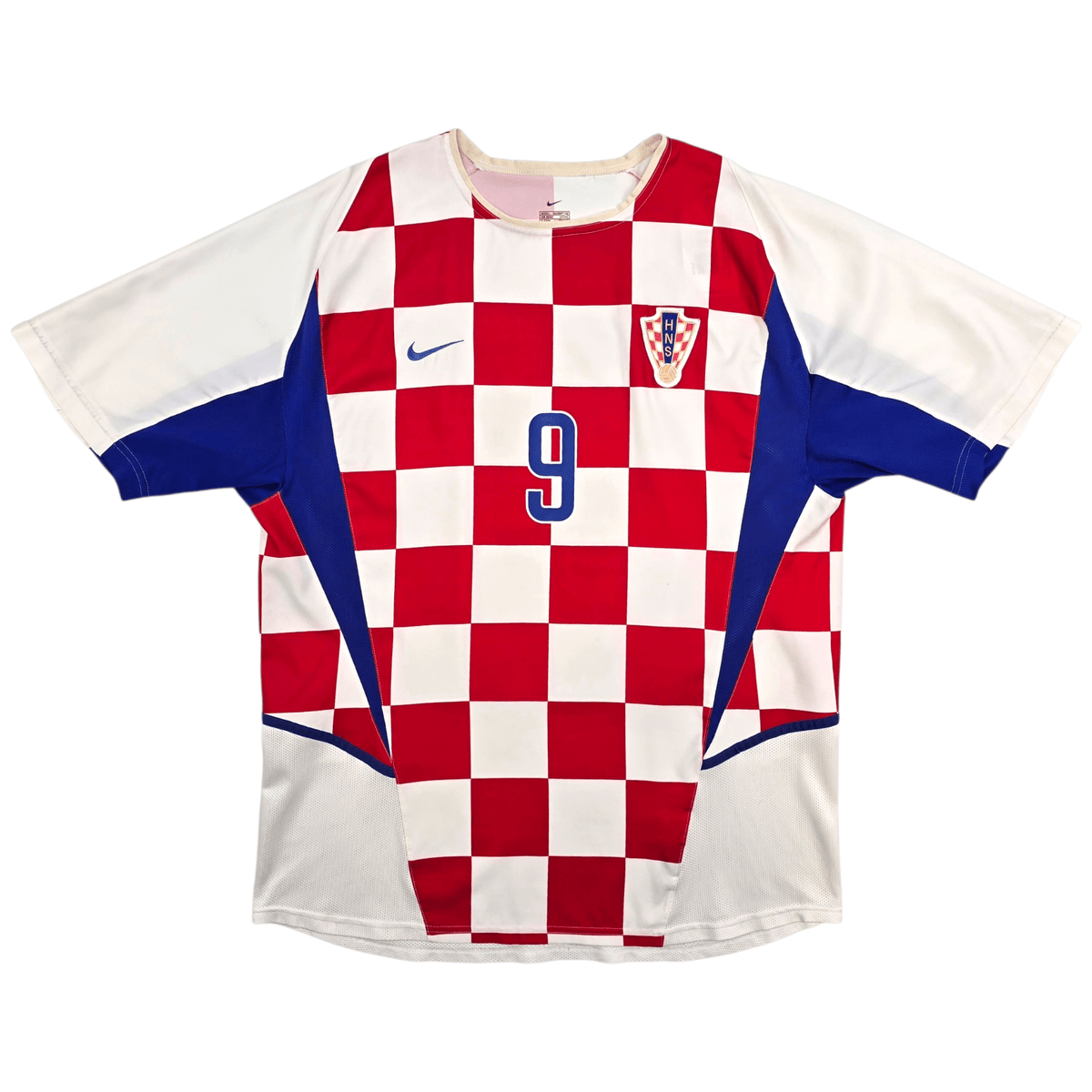 2002/03 Croatia Home Football Shirt (L) Nike 9 Suker - Football Finery - FF304581
