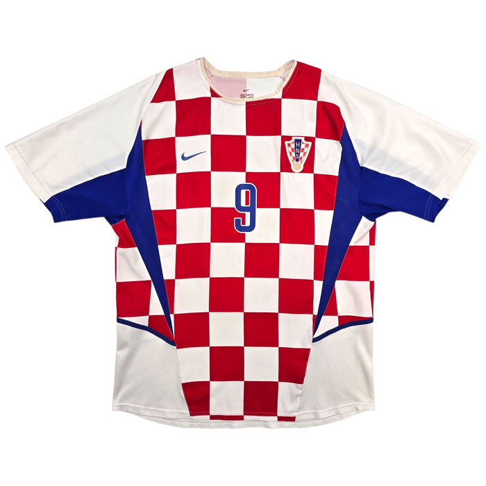 2002/03 Croatia Home Football Shirt (L) Nike 9 Suker - Football Finery - FF304581