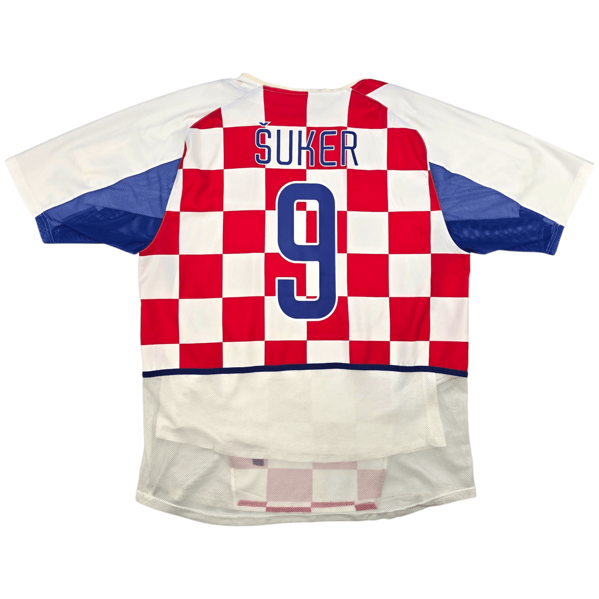 2002/03 Croatia Home Football Shirt (L) Nike 9 Suker (Player Version) - Football Finery - FF302865