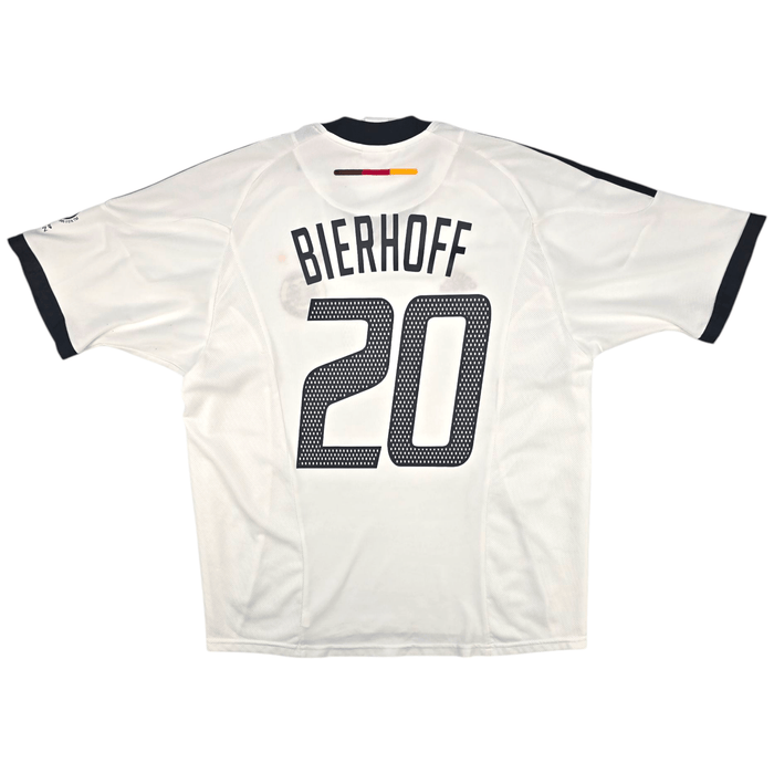 2002/03 Germany Home Football Shirt (L) Adidas #20 Bierhoff - Football Finery - FF301141