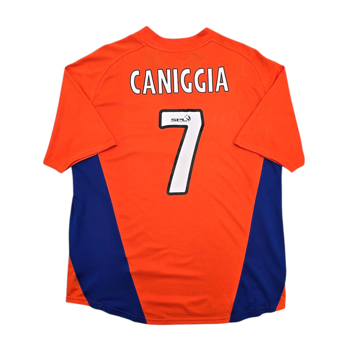 2002/03 Glasgow Rangers Away Football Shirt (L) Diadora 7 Caniggia - Football Finery - FF302135