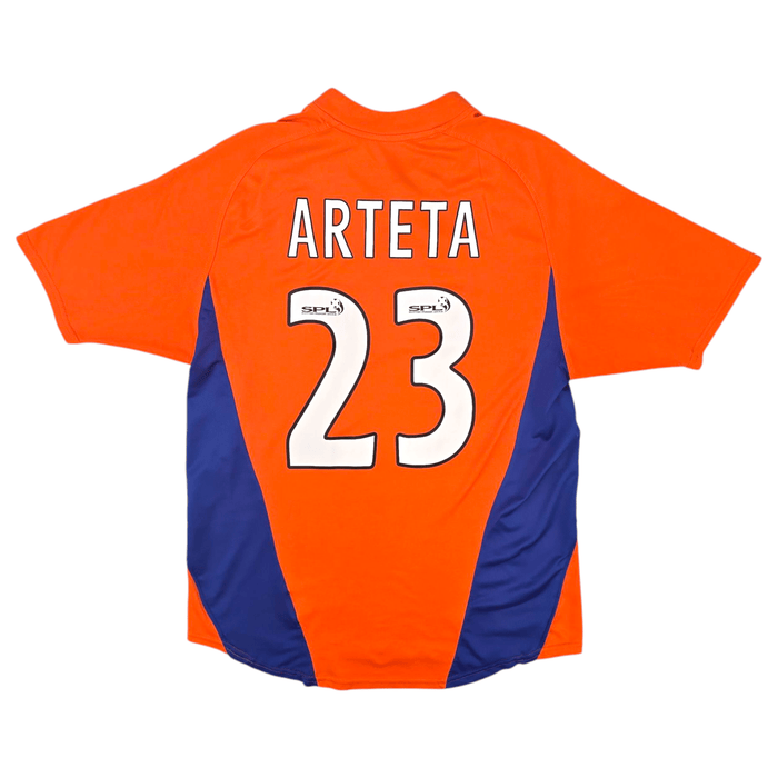 2002/03 Glasgow Rangers Away Football Shirt (M) Diadora 23 Arteta - Football Finery - FF301130