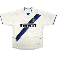 2002/03 Inter Milan Away Football Shirt (XL) Nike 32 Vieri - Football Finery - FF301118
