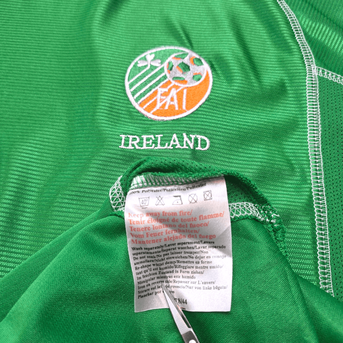 Maillot Vintage Irlande 2001-2002 Umbro, Blanc, Taille XL Homme