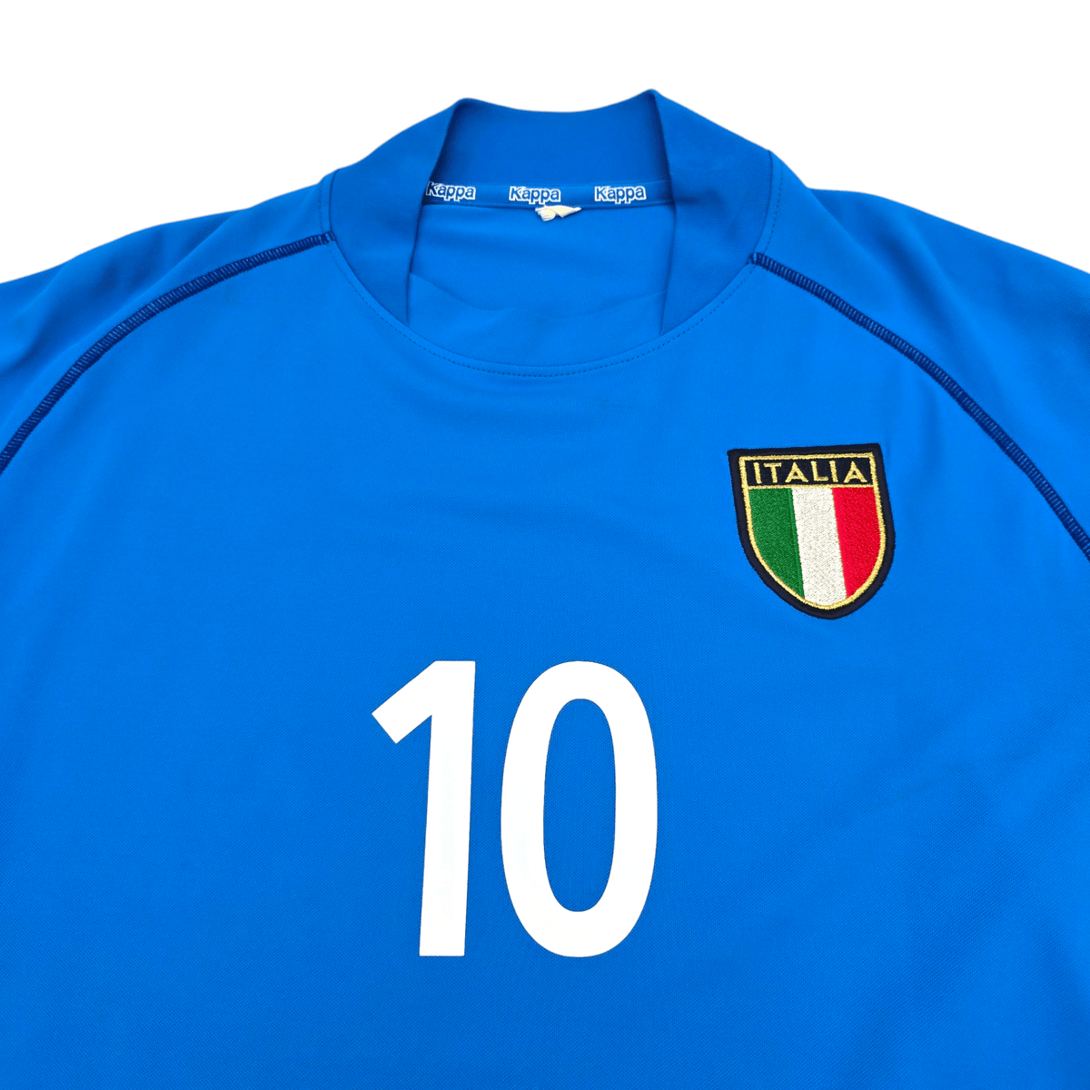 2002/03 Italy Home Football Shirt (L) Kappa #10 Totti - Football Finery - FF301146
