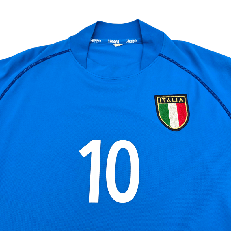 2002/03 Italy Home Football Shirt (L) Kappa #10 Totti - Football Finery - FF301146