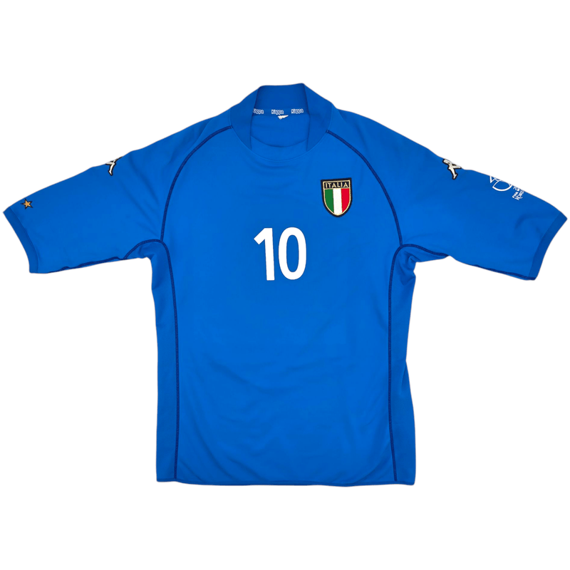2002/03 Italy Home Football Shirt (L) Kappa #10 Totti - Football Finery - FF301146