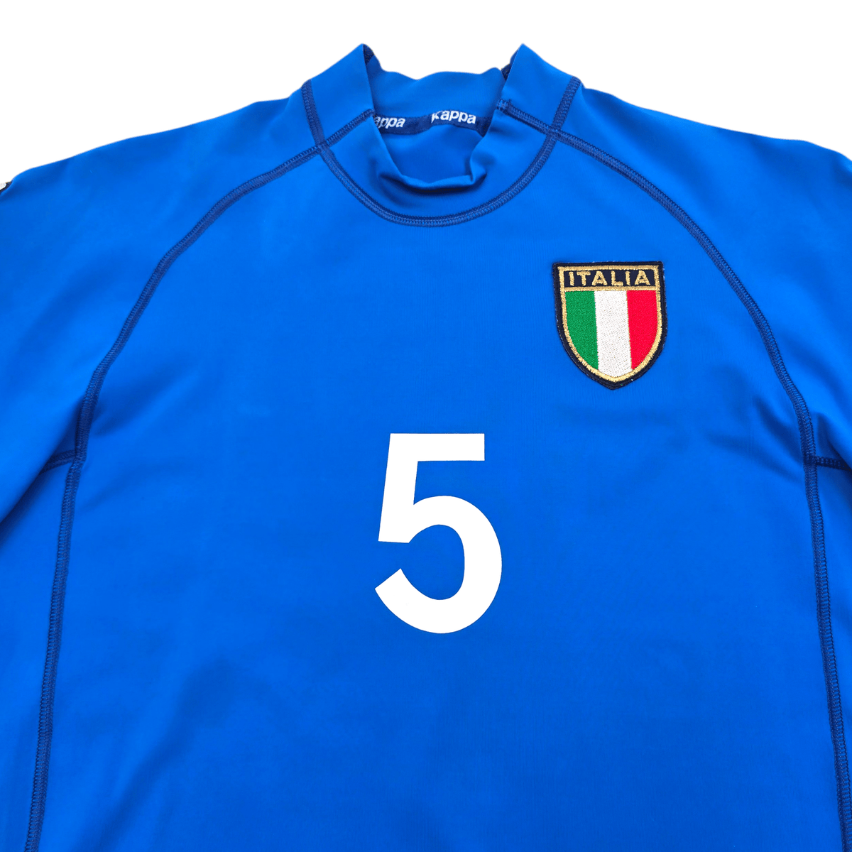 2002/03 Italy Home Football Shirt (L) Kappa 5 Cannavaro - Football Finery - FF304462