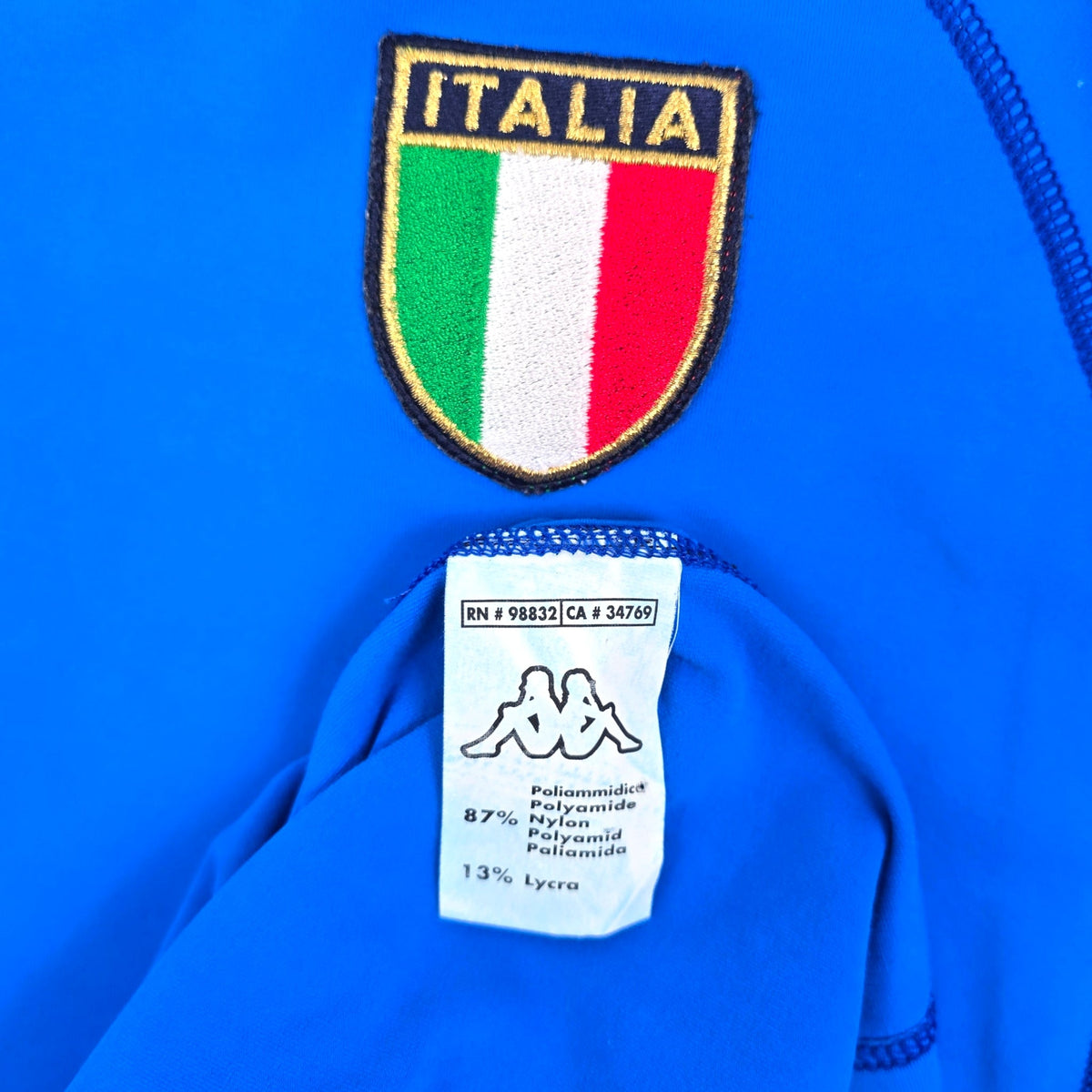 2002/03 Italy Home Football Shirt (L) Kappa - Football Finery - FF305331