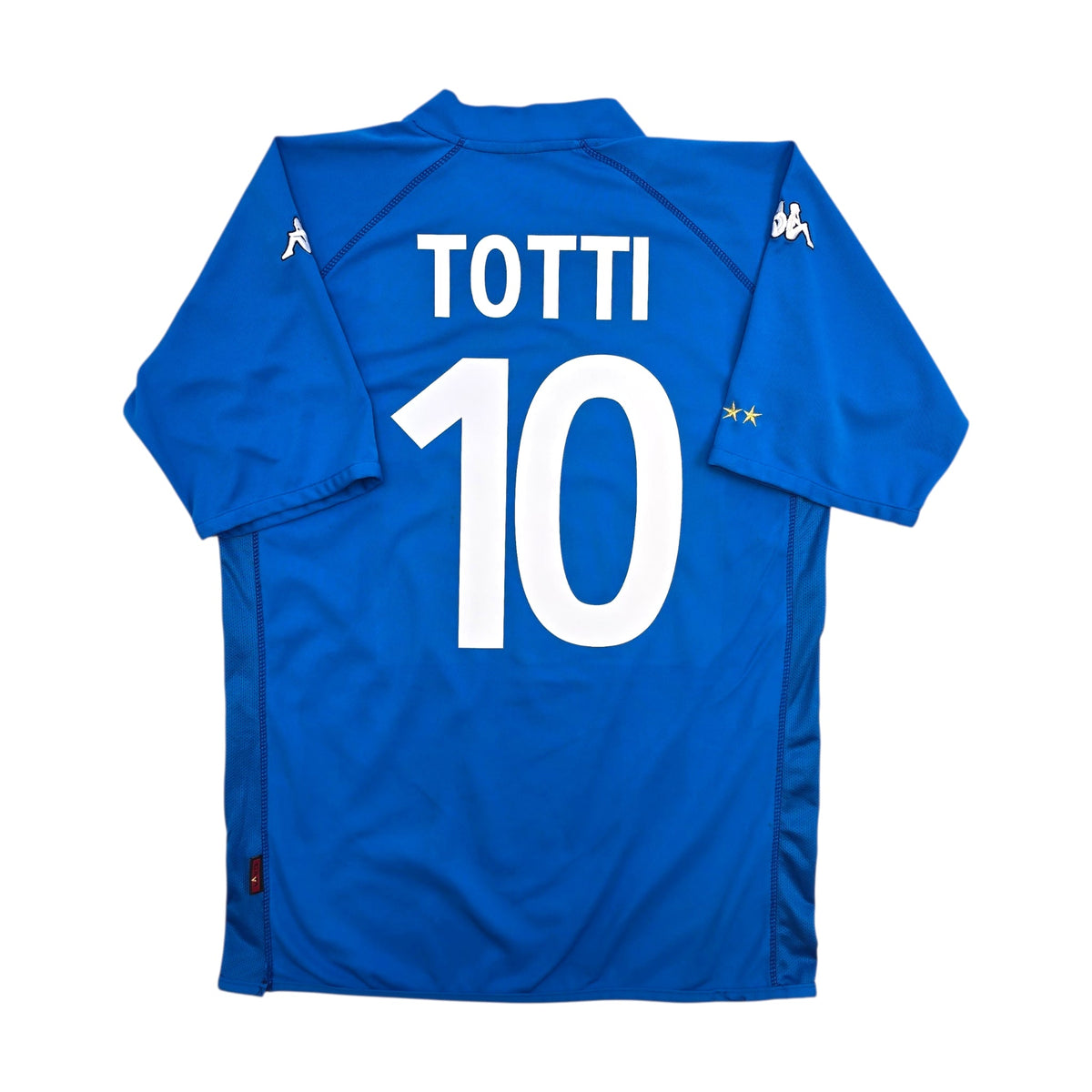 2002/03 Italy Home Football Shirt (XL) Kappa 10 Totti - Football Finery - FF305347