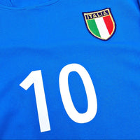 2002/03 Italy Home Football Shirt (XL) Kappa 10 Totti - Football Finery - FF305347