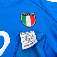 2002/03 Italy Home Football Shirt (XL) Kappa 9 Inzaghi - Football Finery - FF301690