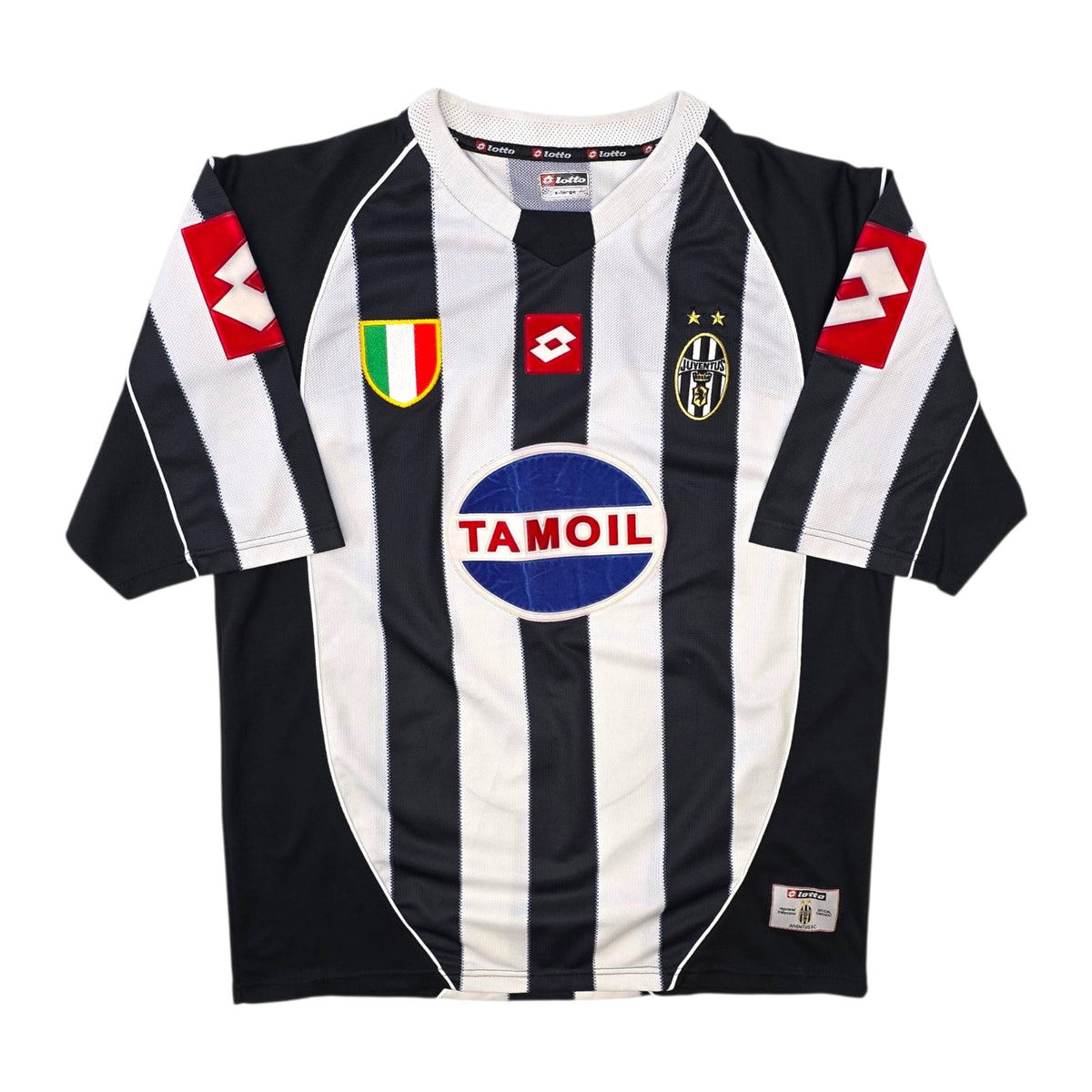 2002/03 Juventus Home Football Shirt (XL) Lotto - Football Finery - FF303666