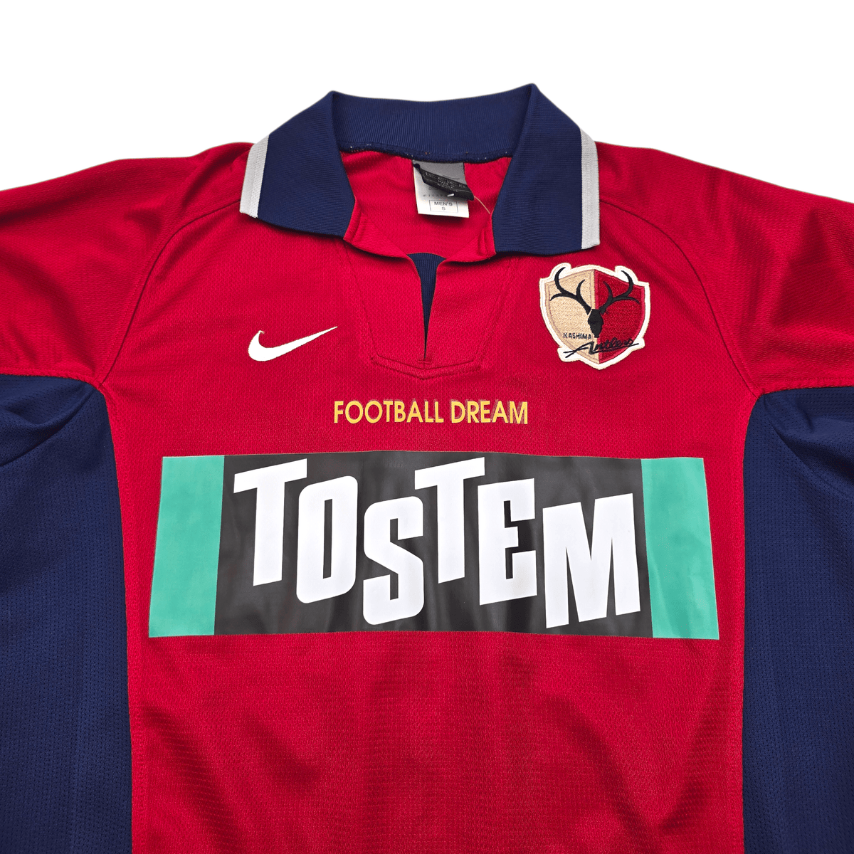 2002/03 Kashima Antlers Home Football Shirt (S) Nike - Football Finery - FF303284
