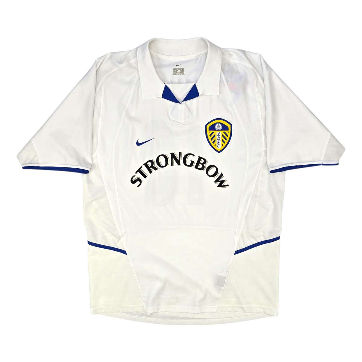 2002/03 Leeds United Home Football Shirt (L) Nike 10 Kewell - Football Finery - FF302169