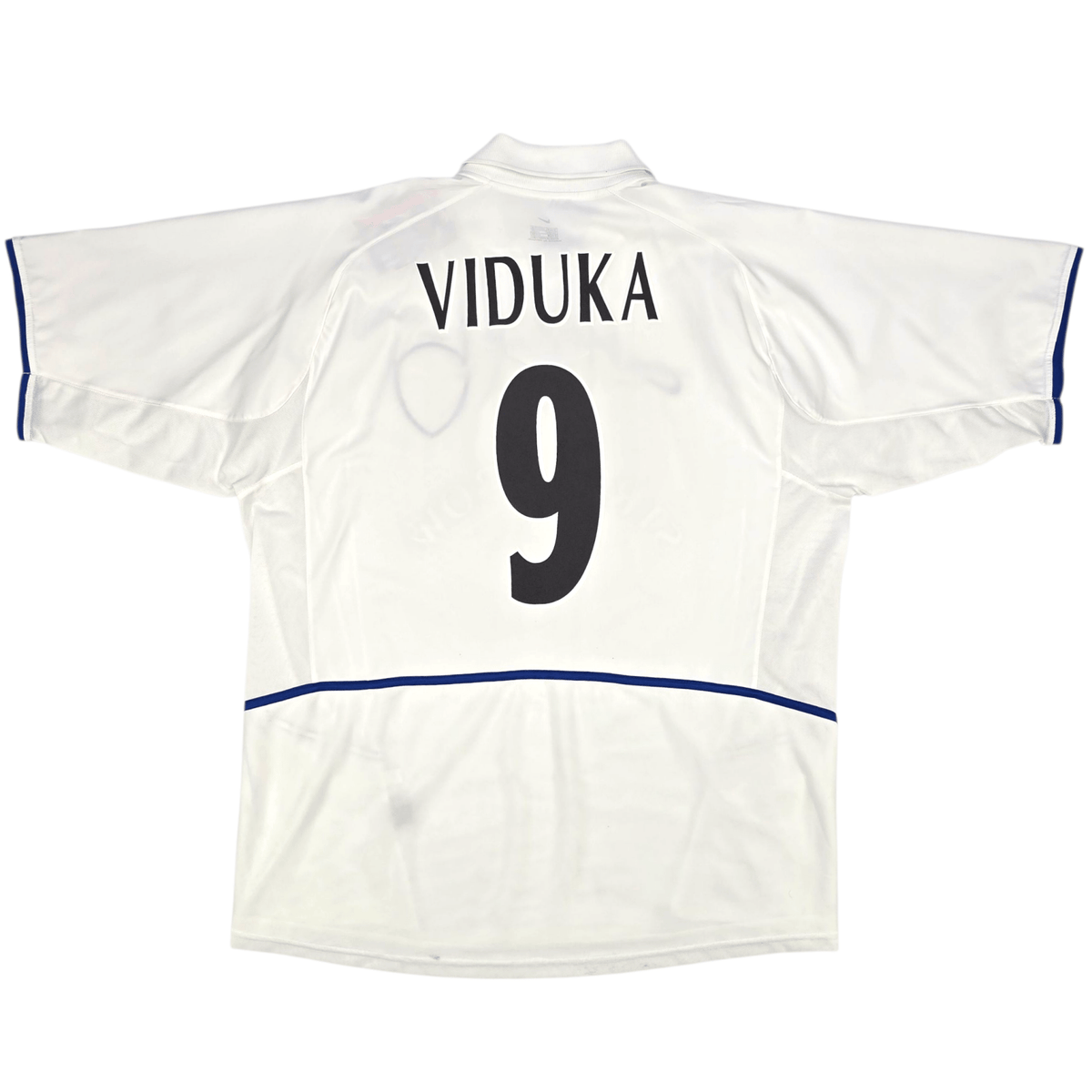 2002/03 Leeds United Home Football Shirt (XL) Nike 9 Viduka - Football Finery - FF301526