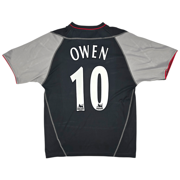 2002/03 Liverpool Away Football Shirt (M) Reebok 10 Owen - Football Finery - FF301455