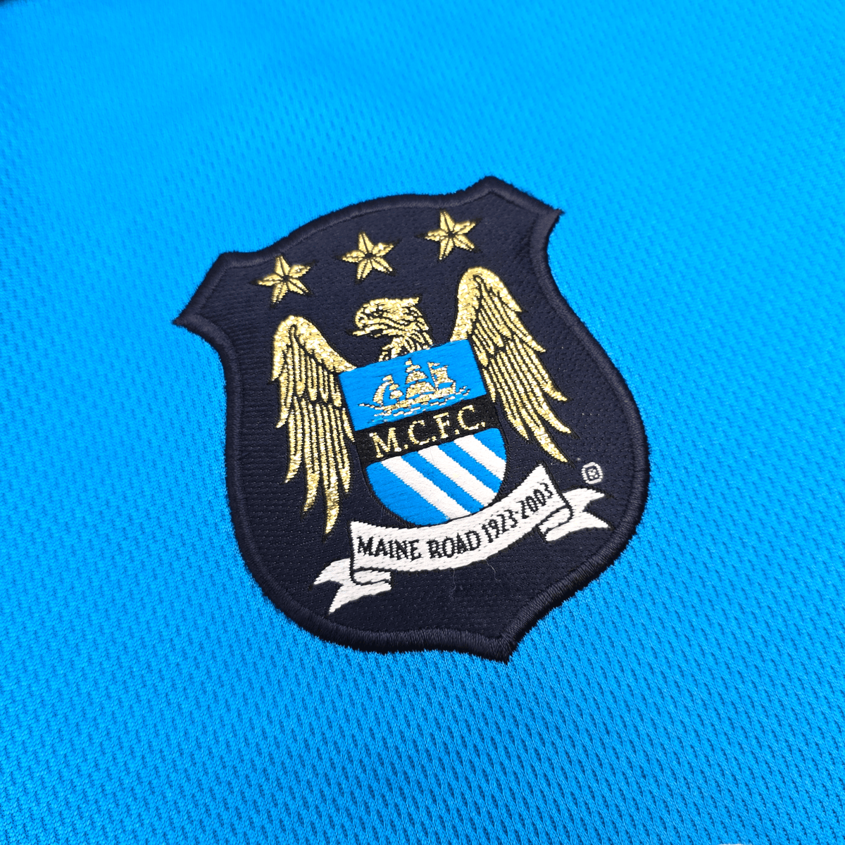 2002/03 Manchester City Home Football Shirt (M) Le Coq Sportif - Football Finery - FF304140