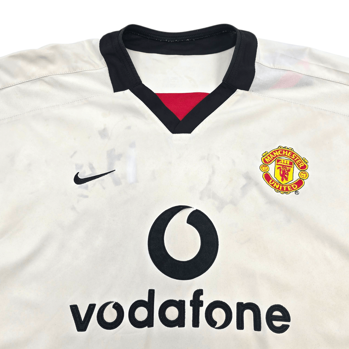 2002/03 Manchester United Away Football Shirt (L) Nike 7 Beckham - Football Finery - FF303096